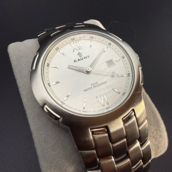 Cauny Quartz 40mm Acero 100M Japan Movement — segunda foto